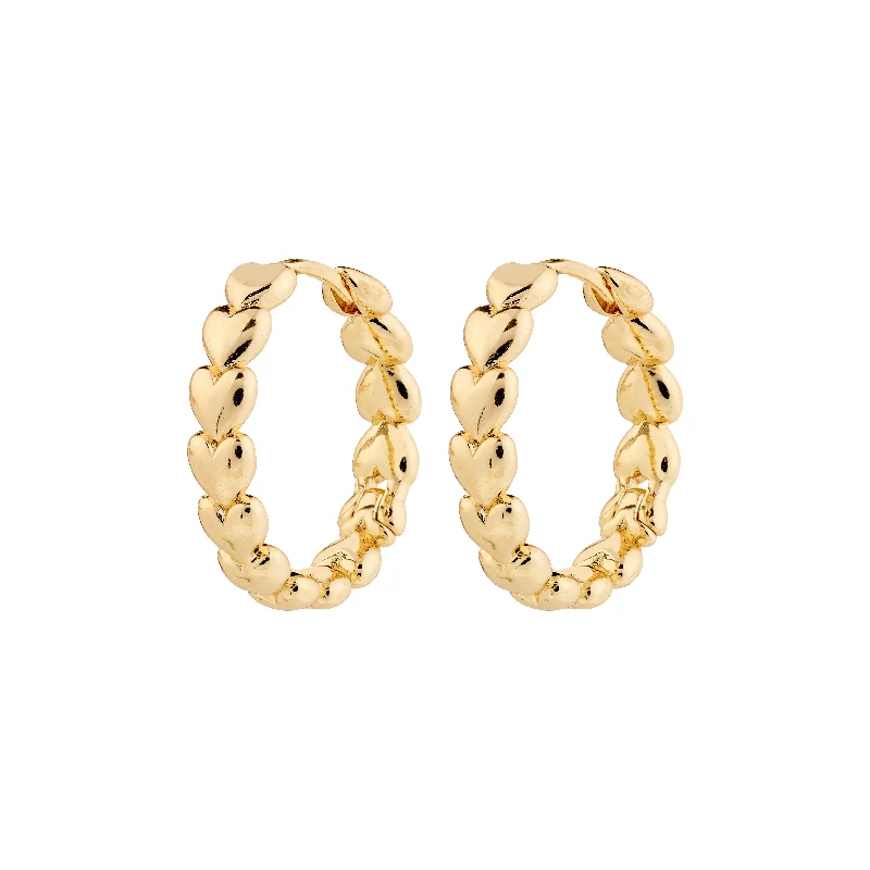 oversized earrings for women -MAEVE hoop earrings gold-plated