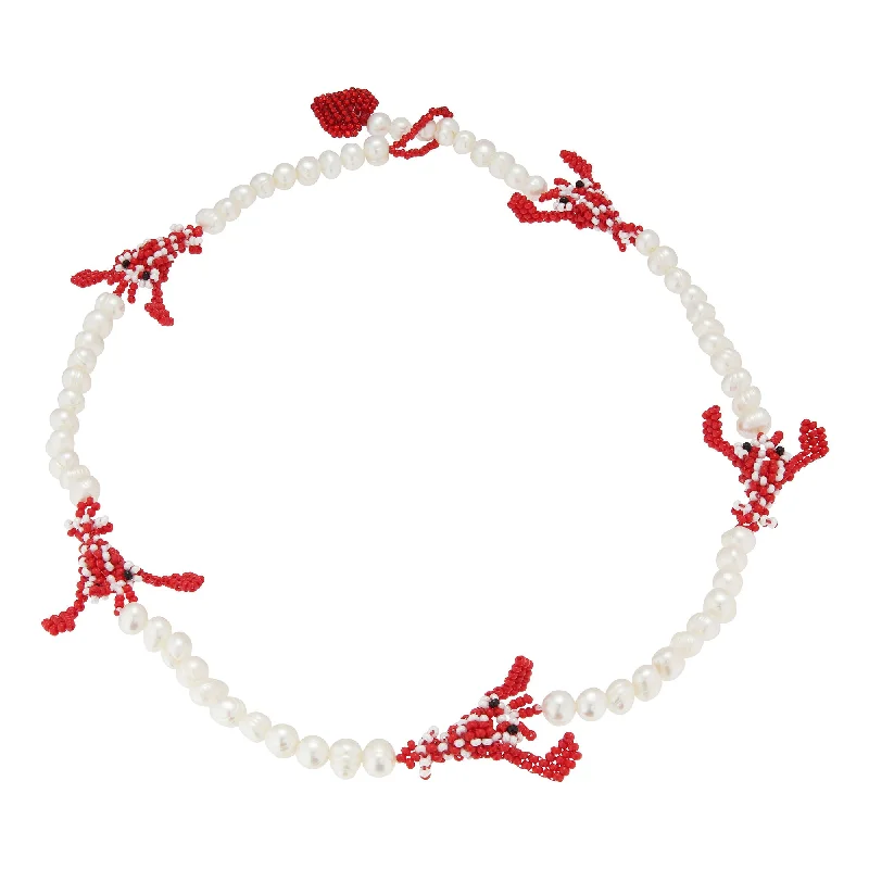 infinity necklaces for women -Lobster Love Necklace