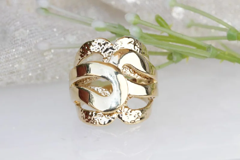 boho rings for women -GOLD PLATED RING