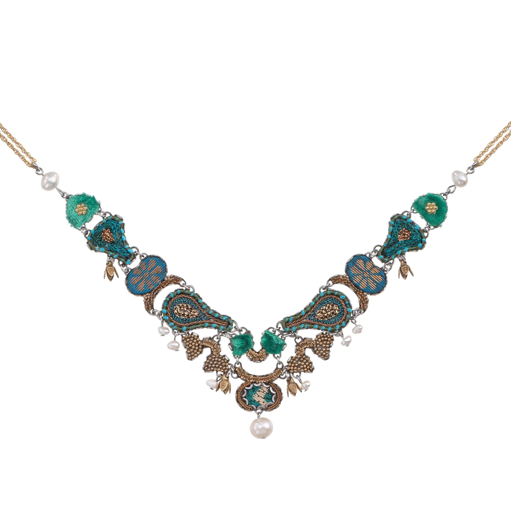 colorful gemstone necklaces -Royal Velvet Set, Zenadia Necklace