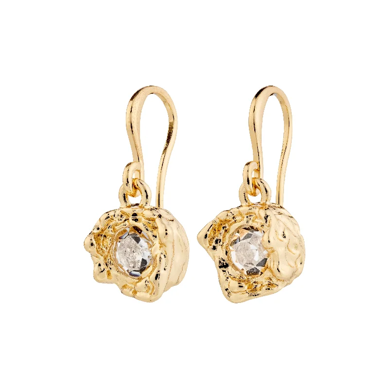 gemstone statement earrings for women -CALLUM earrings gold-plated