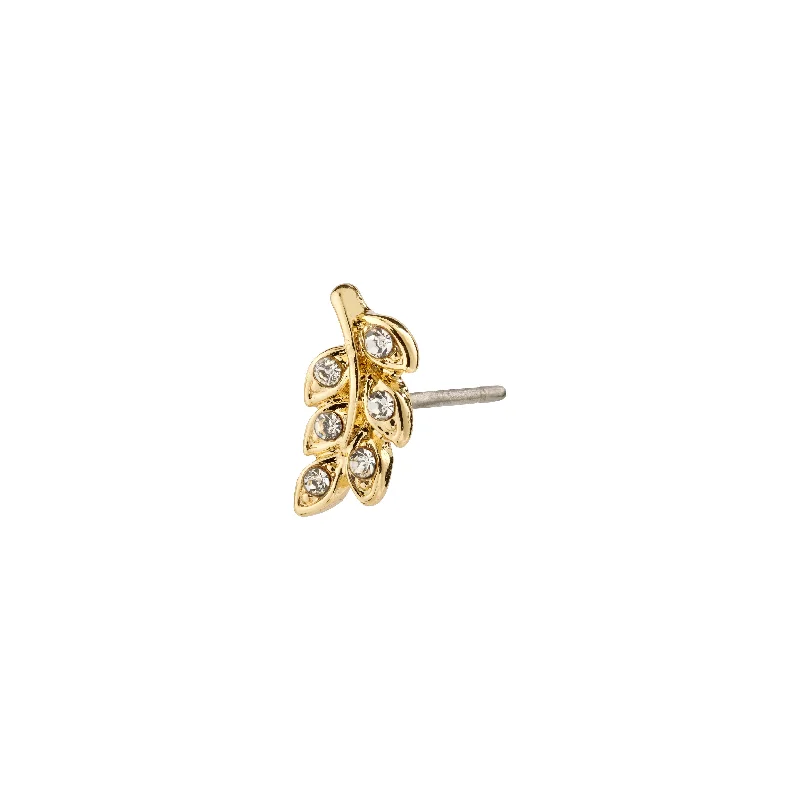 hoop earrings for women -ARES single earring gold-plated