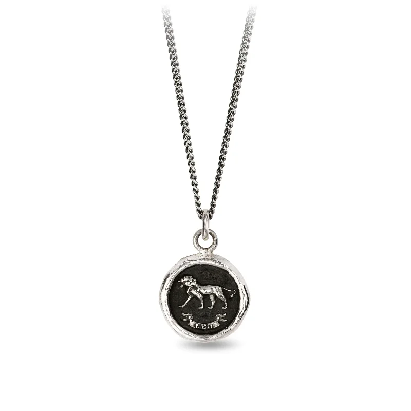 birthstone necklaces for women -Leo Zodiac Talisman Necklace