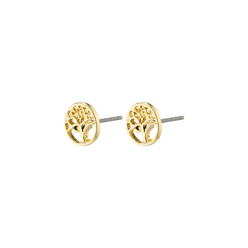 colorful earrings for women -IBEN tree-of-life earrings gold-plated