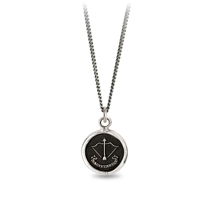 boho necklaces for women -Saggitarius Zodiac Talisman Necklace