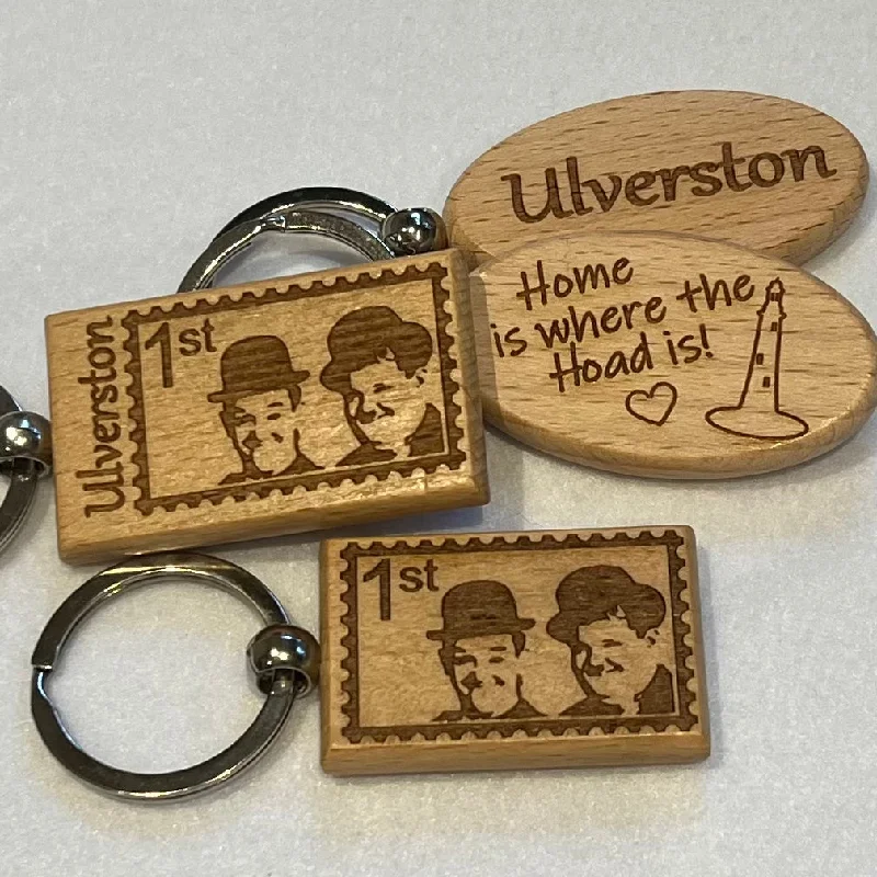 classic wedding rings for women -Ulverston keyring