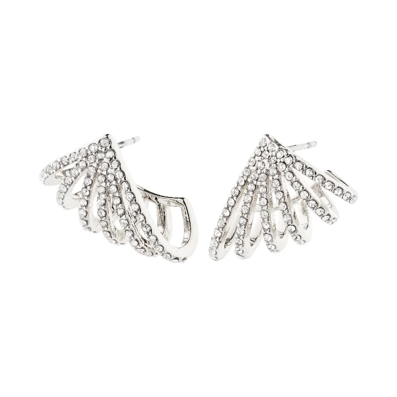 wedding earrings for women -PRISCILLA earrings silver-plated