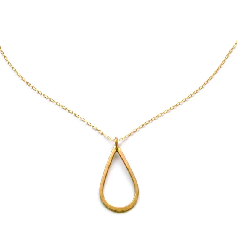 diamond necklaces for women -Tiny Teardrop necklace