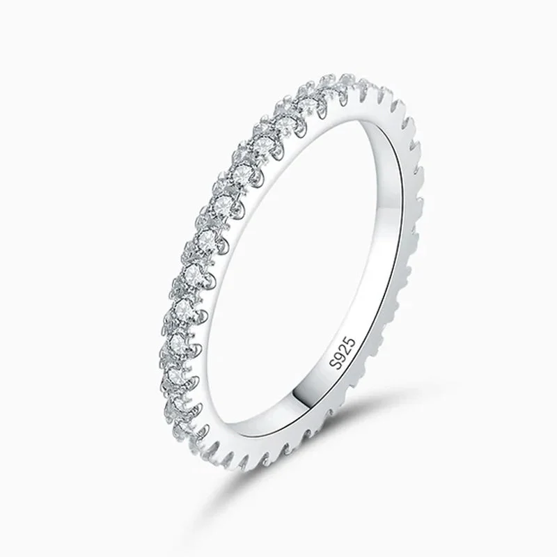 vintage wedding bands for women -Flawless Shine Ring