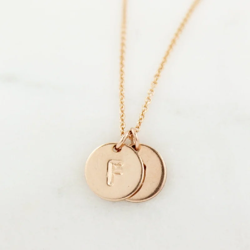 chic necklaces for women -Initials Pendant Necklace - 2 to 4 Letters