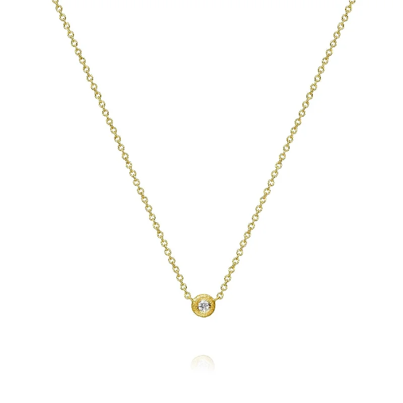 adjustable necklaces for women -Glory 18K Gold Necklace w. Diamond